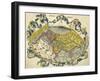 Ptolemic World Map-Claudius Ptolemy-Framed Giclee Print