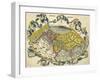 Ptolemic World Map-Claudius Ptolemy-Framed Giclee Print