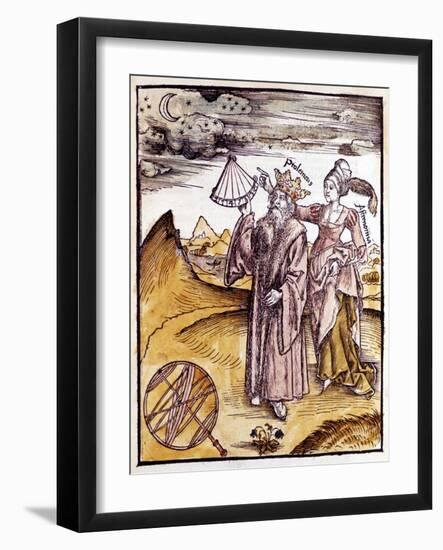 Ptolemy, Alexandrian Greek Astronomer and Geographer, 1508-null-Framed Giclee Print