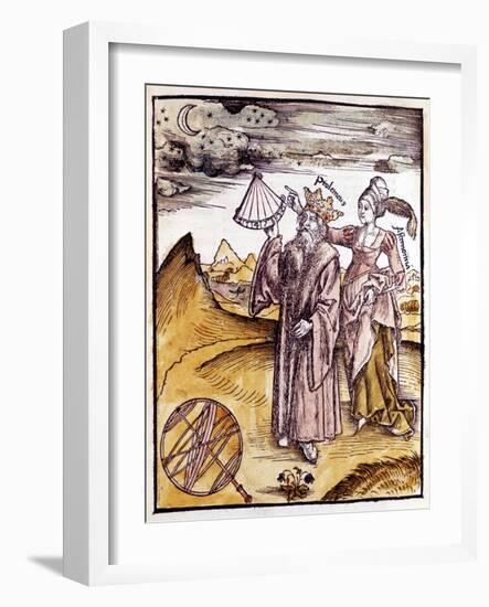 Ptolemy, Alexandrian Greek Astronomer and Geographer, 1508-null-Framed Giclee Print