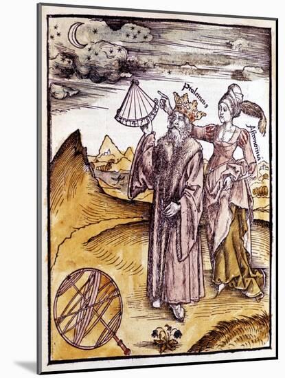 Ptolemy, Alexandrian Greek Astronomer and Geographer, 1508-null-Mounted Giclee Print