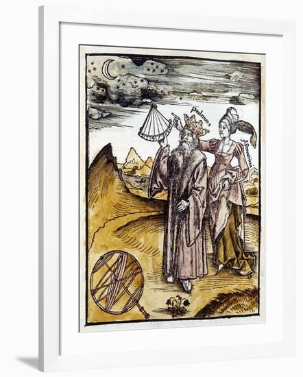 Ptolemy, Alexandrian Greek Astronomer and Geographer, 1508-null-Framed Giclee Print