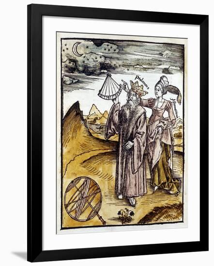 Ptolemy, Alexandrian Greek Astronomer and Geographer, 1508-null-Framed Giclee Print