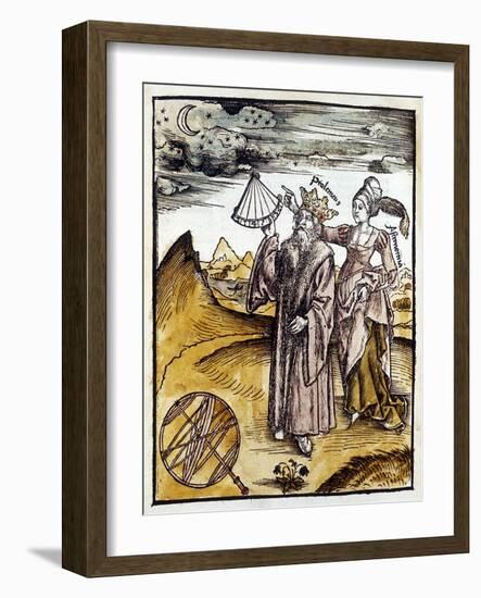 Ptolemy, Alexandrian Greek Astronomer and Geographer, 1508-null-Framed Giclee Print