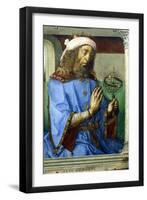 Ptolemy, Alexandrian Greek Astronomer and Geographer, Late 15th Century-Pedro Berruguete-Framed Giclee Print