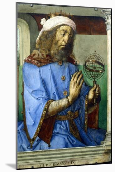 Ptolemy, Alexandrian Greek Astronomer and Geographer, Late 15th Century-Pedro Berruguete-Mounted Giclee Print