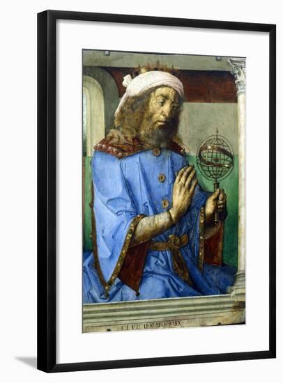 Ptolemy, Alexandrian Greek Astronomer and Geographer, Late 15th Century-Pedro Berruguete-Framed Giclee Print