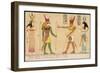 Ptolemy and Cleopatra Make Offerings to Divinities-S. Pollaroli-Framed Art Print