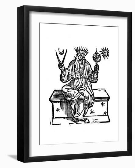 Ptolemy (Claudius of Ptolemaeu), Alexandrian Greek Astronomer and Geographer, 1618-null-Framed Giclee Print