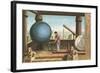Ptolemy in the Observatory in Alexandria-Ramon Puiggari-Framed Giclee Print