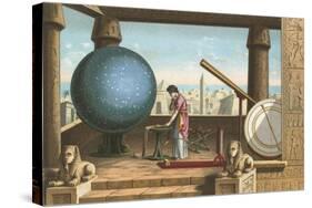 Ptolemy in the Observatory in Alexandria-Ramon Puiggari-Stretched Canvas