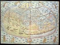 Map of the World with the Twelve Winds-Ptolemy-Giclee Print