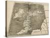 Ptolemy's Map of Britain, 16th Century-Library of Congress-Stretched Canvas