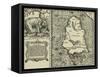 Ptolemy's Map of Ceylon, 2nd Century-Science Source-Framed Stretched Canvas