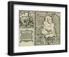 Ptolemy's Map of Ceylon, 2nd Century-Science Source-Framed Giclee Print