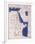 Ptolemy's Map of the Nile, 2nd Century-Science Source-Framed Giclee Print