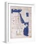 Ptolemy's Map of the Nile, 2nd Century-Science Source-Framed Giclee Print