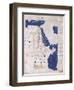 Ptolemy's Map of the Nile, 2nd Century-Science Source-Framed Giclee Print