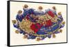 Ptolemy's World Map, c.150 AD-null-Framed Stretched Canvas