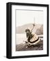 Pua with Sticks, Hawaiian Hula Dancer-Alan Houghton-Framed Art Print