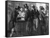 Pub Scene 1868-Charles Joseph Staniland-Framed Stretched Canvas