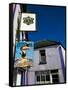 Pub Signs, Eyeries Village, Beara Peninsula, County Cork, Ireland-null-Framed Stretched Canvas