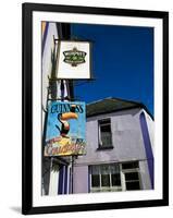 Pub Signs, Eyeries Village, Beara Peninsula, County Cork, Ireland-null-Framed Photographic Print