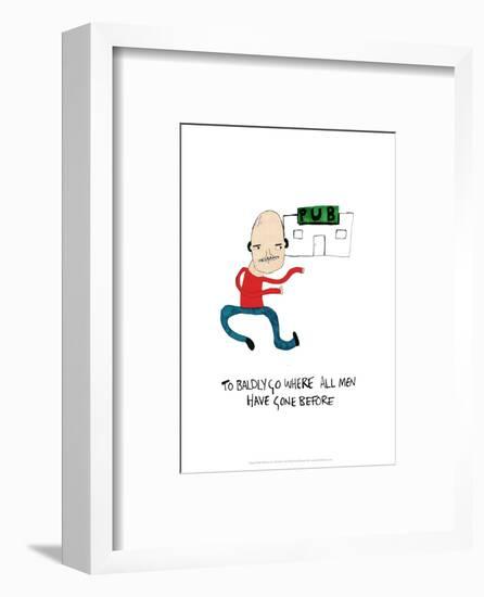 PUB - Tom Cronin Doodles Cartoon Print-Tom Cronin-Framed Giclee Print