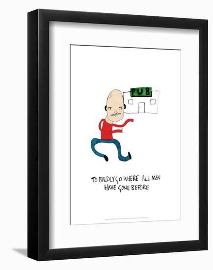 PUB - Tom Cronin Doodles Cartoon Print-Tom Cronin-Framed Giclee Print