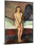 Puberty, 1894 (Oil on Canvas)-Edvard Munch-Mounted Giclee Print