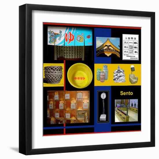 Public Bath-erichan-Framed Giclee Print