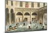 Public Bathing at Bath, or Stewing Alive, Print Published by Sherwood & Co, 1825-Isaac Robert Cruikshank-Mounted Giclee Print