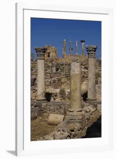 Public Baths, Numidian, Roman Site of Volubilis, Near Meknes, Morocco-Natalie Tepper-Framed Photo