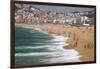 Public Beach in the Resort Town of Nazare on the Portuguese Coast-Mallorie Ostrowitz-Framed Photographic Print