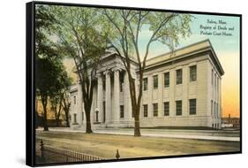 Public Building, Salem, Mass.-null-Framed Stretched Canvas