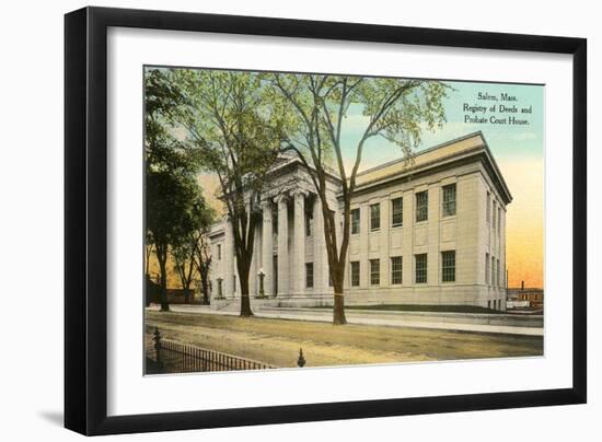 Public Building, Salem, Mass.-null-Framed Art Print