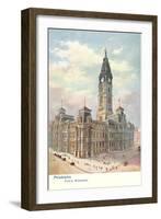 Public Buildings, Philadelphia, Pennsylvania-null-Framed Art Print