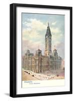 Public Buildings, Philadelphia, Pennsylvania-null-Framed Art Print