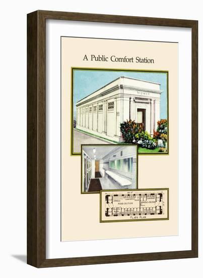 Public Comfort Station-Geo E. Miller-Framed Art Print