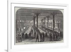 Public Dinner at Barbadoes in Honour of the Commissioners from the British North American Provinces-null-Framed Giclee Print