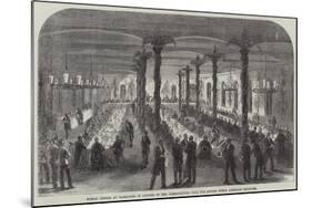 Public Dinner at Barbadoes in Honour of the Commissioners from the British North American Provinces-null-Mounted Giclee Print