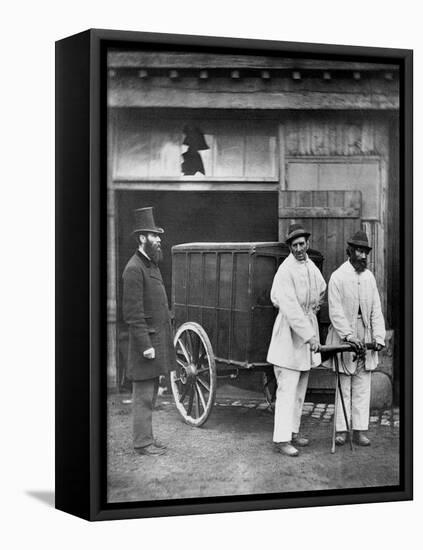 Public Disinfectors, from 'Street Life in London', 1877-John Thomson-Framed Stretched Canvas