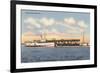 Public Dock, Erie, Pittsburgh, Pennsylvania-null-Framed Premium Giclee Print