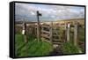 Public Footpath Sign and Kissing Gate, Longridge Fell, Lancashire-Peter Thompson-Framed Stretched Canvas