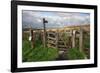 Public Footpath Sign and Kissing Gate, Longridge Fell, Lancashire-Peter Thompson-Framed Photographic Print