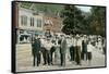 Public Fountain, Hot Springs-null-Framed Stretched Canvas