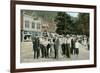 Public Fountain, Hot Springs-null-Framed Art Print