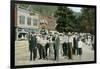 Public Fountain, Hot Springs-null-Framed Art Print