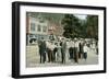 Public Fountain, Hot Springs-null-Framed Art Print