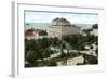 Public Garden and Theatre, Madeira, 1905-null-Framed Giclee Print